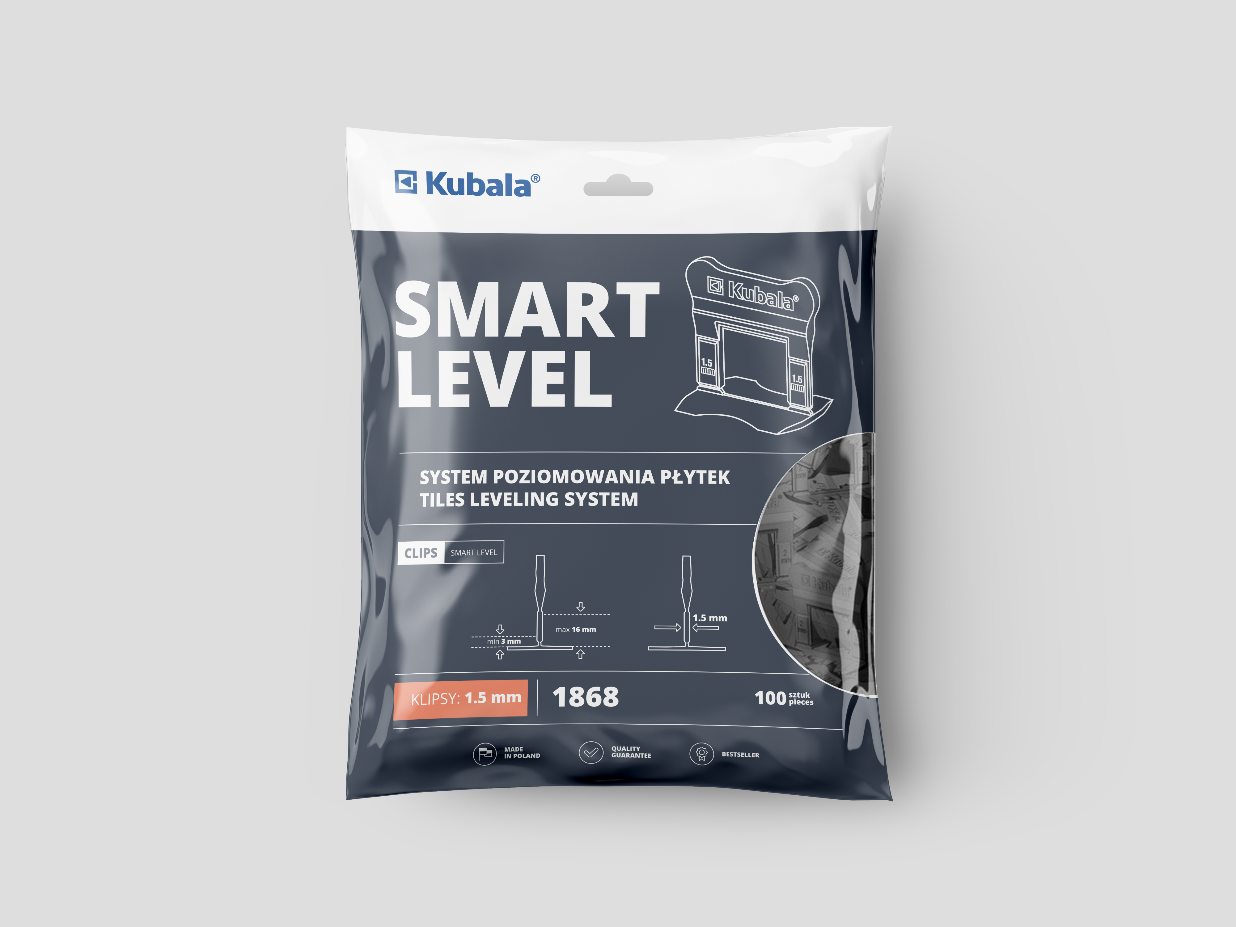 Fliesen-Nivelliersystem Smart Level 100 Stück Kubala 