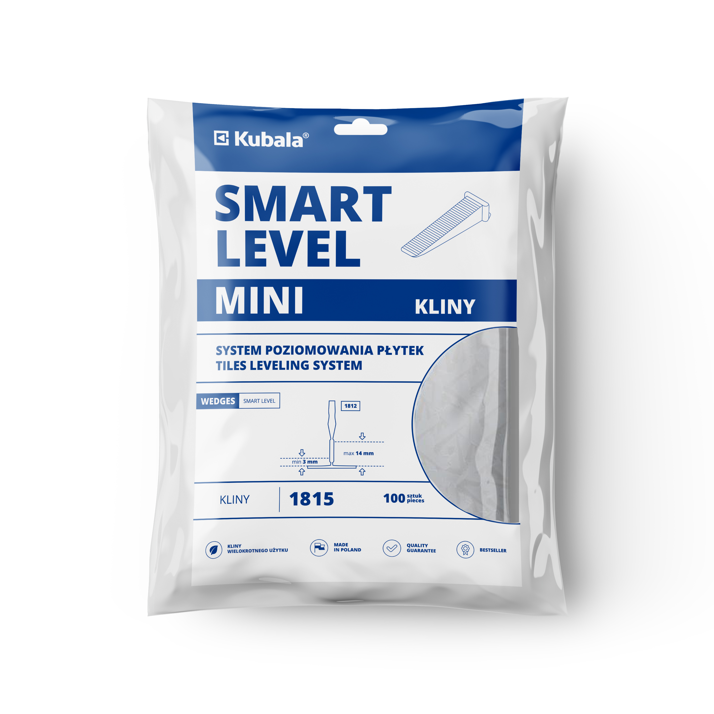 Smart Level Mini-Keile Beutel 100 Stück Kubala 